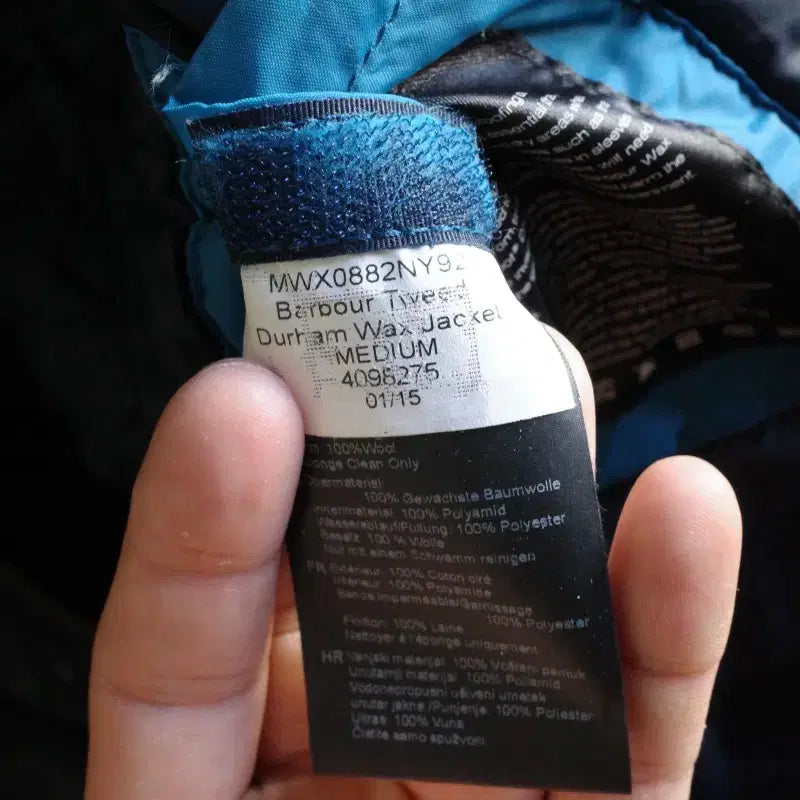 [BUNJANG] Barbour Durham Tweed Waxed Jacket / 바버 durham 왁스 자켓