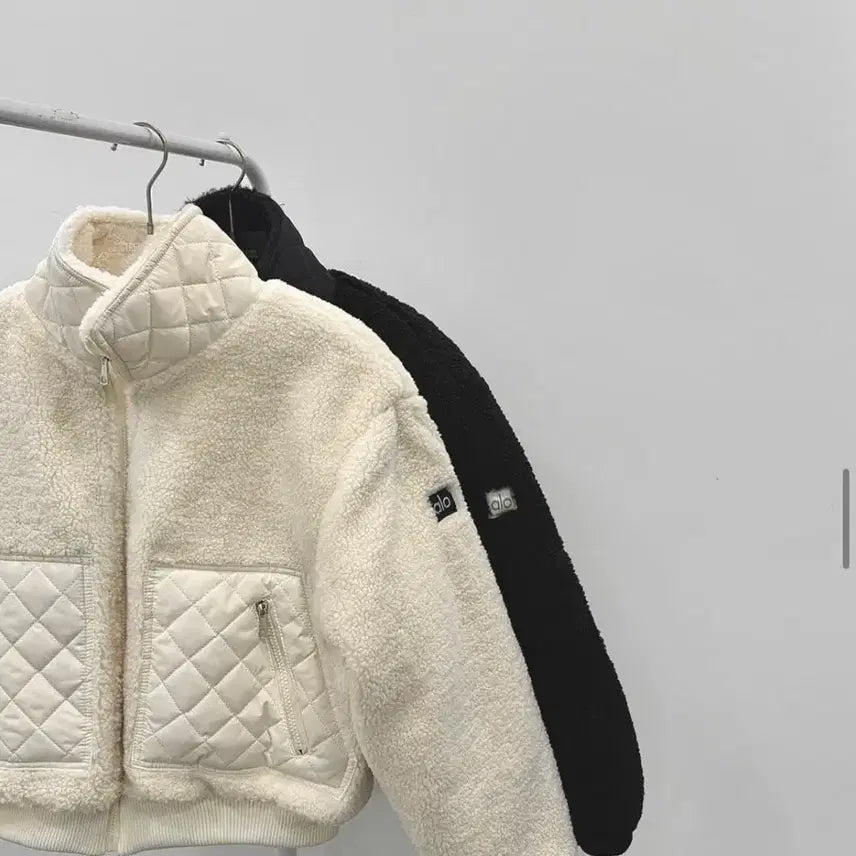 [BUNJANG] Alo Sherpa Fleece Jacket (Ivory) / [*시즌오프*] alo 쉐르파 플리스, 후리스 (아이보리)
