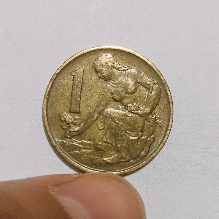 [BUNJANG] Czechoslovakia 1980 1 Koruna Coin / 체코슬로바키아 1980년 1코루나 동전(외국주화)379