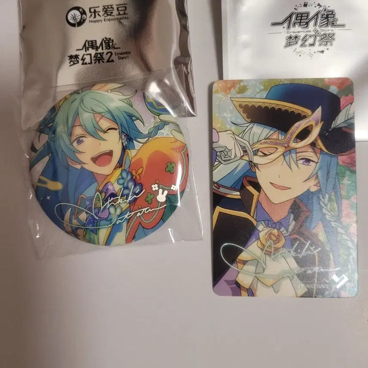 [BUNJANG] Ensemble Stars Hibiki Wataru Can Badge &amp; Photocard Bundle Set / 앙상블 스타즈 중스타 히비키 와타루 캔뱃지 포토카드 일괄