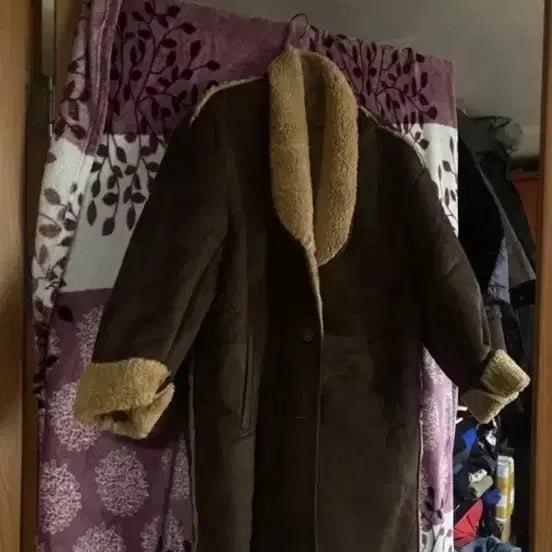 [BUNJANG] Suede Shearling Mouton / 스웨이드 양털무스탕