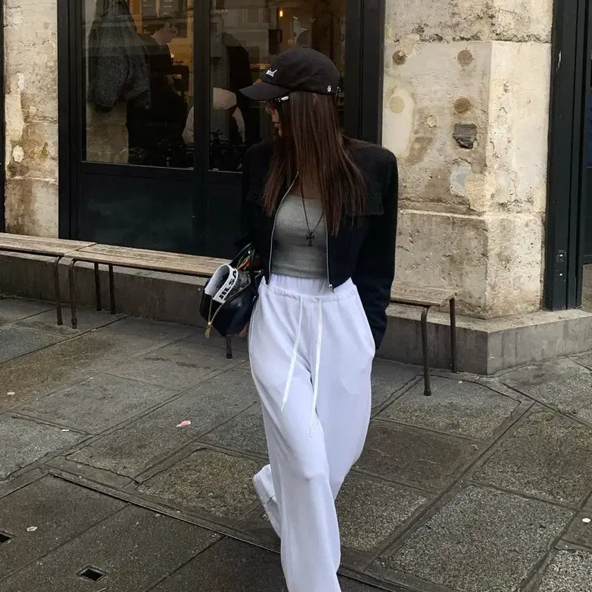 [BUNJANG] LE VECITY Tweed Jacket - Black / [레브시티] (새상품) 지퍼 포켓 트위드 자켓 블랙