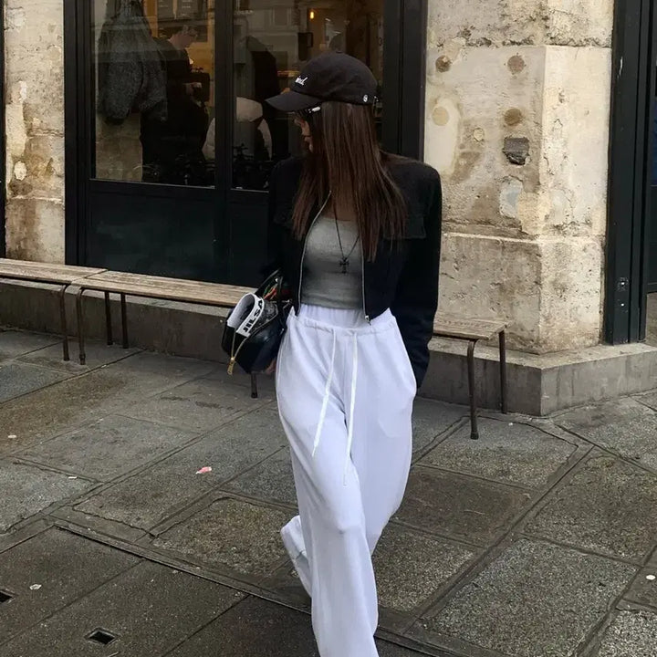 [BUNJANG] LE VECITY Tweed Jacket - Black / [레브시티] (새상품) 지퍼 포켓 트위드 자켓 블랙