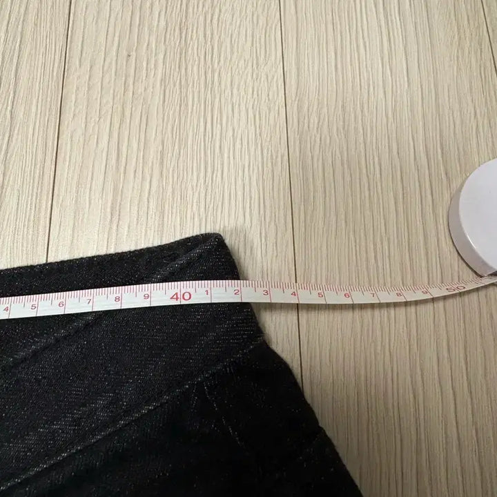 [BUNJANG] Carpenter Double Knee Black Half Denim / 보세 카펜더 더블니 블랙 하프 데님