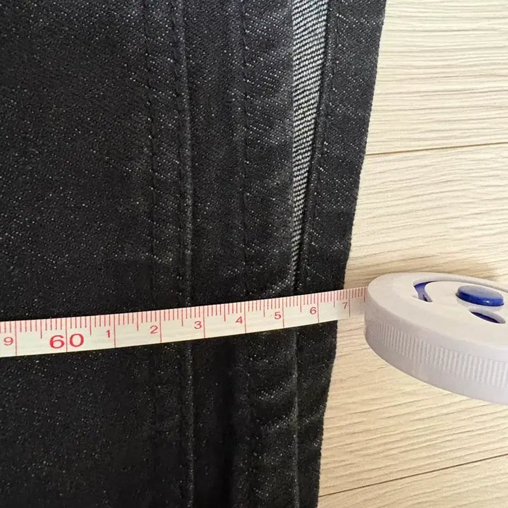 [BUNJANG] Carpenter Double Knee Black Half Denim / 보세 카펜더 더블니 블랙 하프 데님