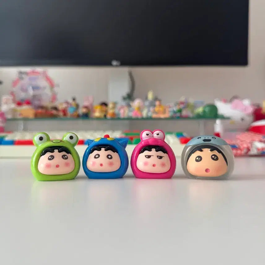 [BUNJANG] Crayon Shin-chan Face Parts Figure Set / (3/13까지할인) 짱구 얼굴 파츠 피규어 4종 세트