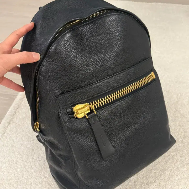 [BUNJANG] Tom Ford Berkley Zipper Leather Backpack / 톰포드 버클리 지퍼 레더 백팩