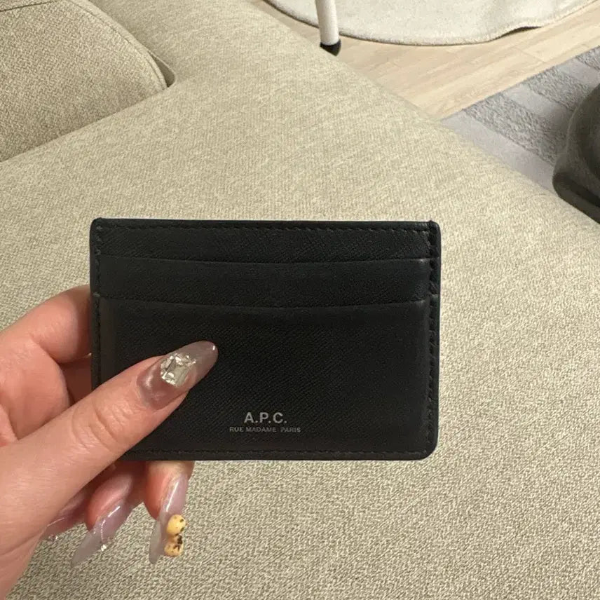 [BUNJANG] A.P.C. Andre Card Holder Black / 아페쎄 카드지갑