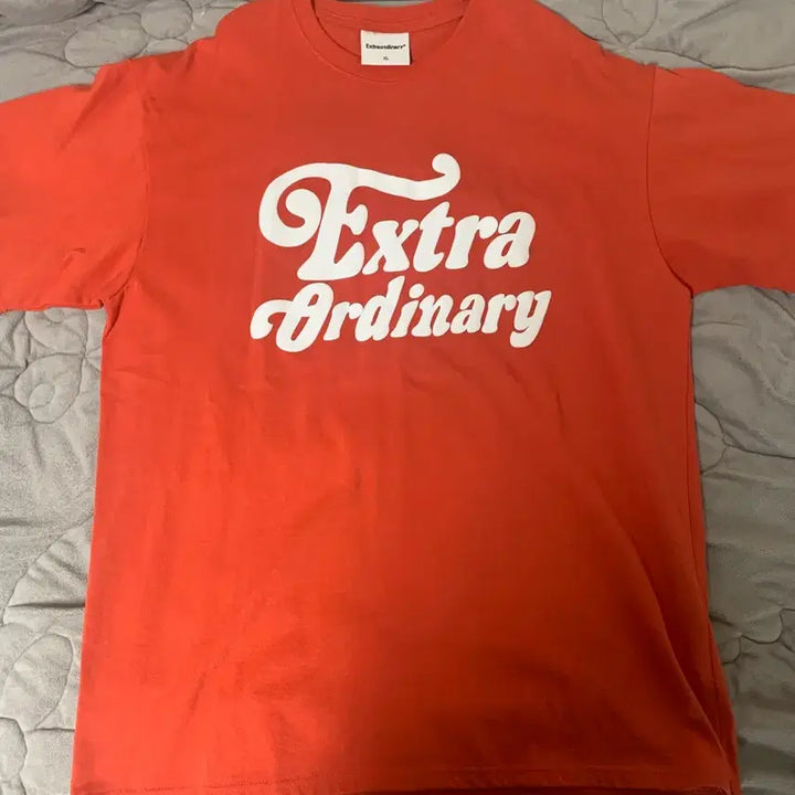 [BUNJANG] Extraordinary Orange Short Sleeve T-shirt (XL) / 엑스트라오디너리 오렌지 반팔(XL)