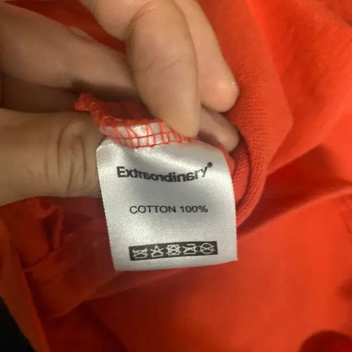 [BUNJANG] Extraordinary Orange Short Sleeve T-shirt (XL) / 엑스트라오디너리 오렌지 반팔(XL)