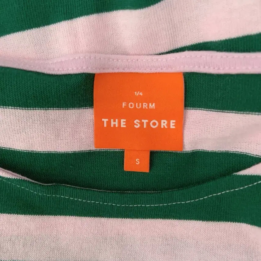 [BUNJANG] 1/4 Forum The Store Striped T-shirt (S) / 1/4 forum THE STORE 스트라이프 티셔츠 S