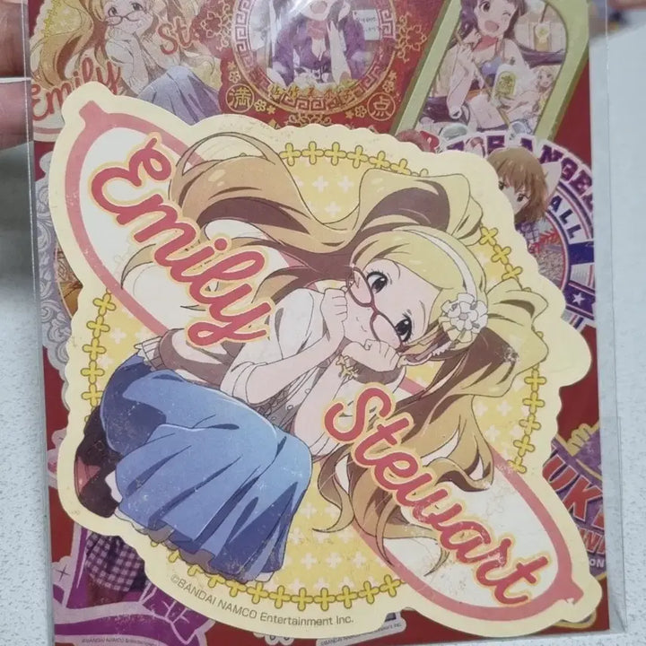 [BUNJANG] Idolmaster Million Live Emily Acrylic Stand and Sticker / 아이돌마스터 밀리언 라이브 에밀리 아크릴+스티커 판매합니다
