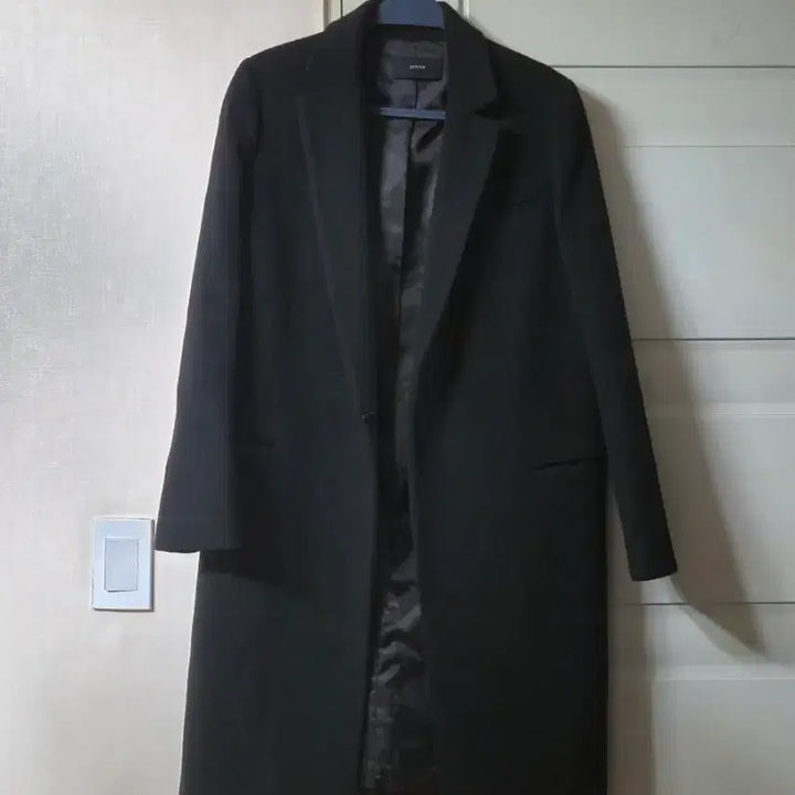 [BUNJANG] System Black Coat / 한섬 시스템 블랙 코트