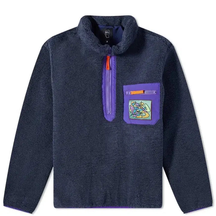 [BUNJANG] BrainDead Fleece Navy M / 브레인데드 플리스 네이비 m