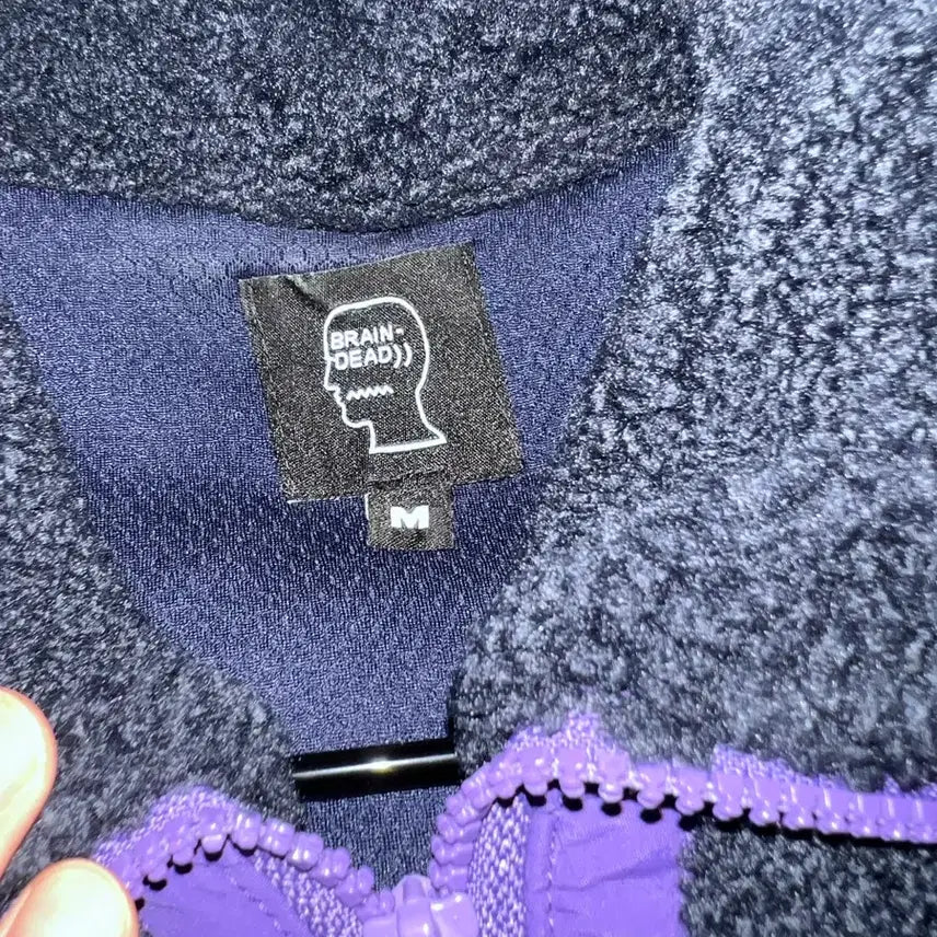 [BUNJANG] BrainDead Fleece Navy M / 브레인데드 플리스 네이비 m