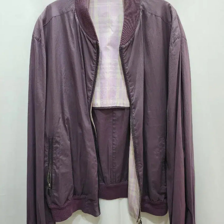 [BUNJANG] Ermenegildo Zegna Purple Bomber Jacket / (정품)에르메네질도 제냐 보라색 봄버 자켓