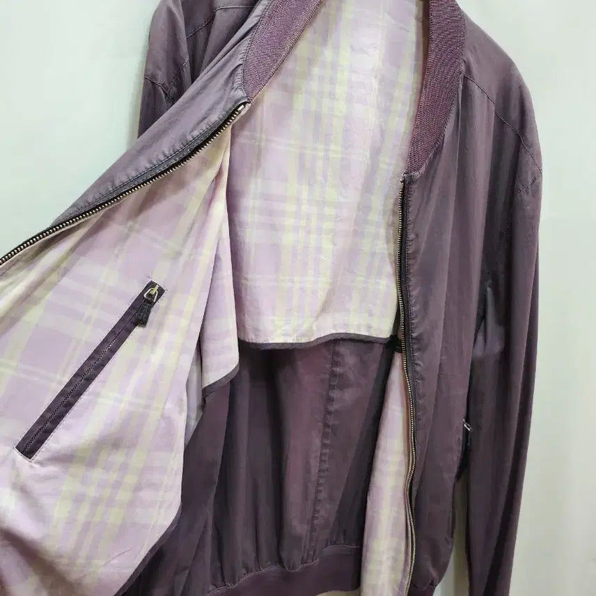 [BUNJANG] Ermenegildo Zegna Purple Bomber Jacket / (정품)에르메네질도 제냐 보라색 봄버 자켓
