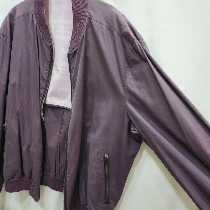 [BUNJANG] Ermenegildo Zegna Purple Bomber Jacket / (정품)에르메네질도 제냐 보라색 봄버 자켓
