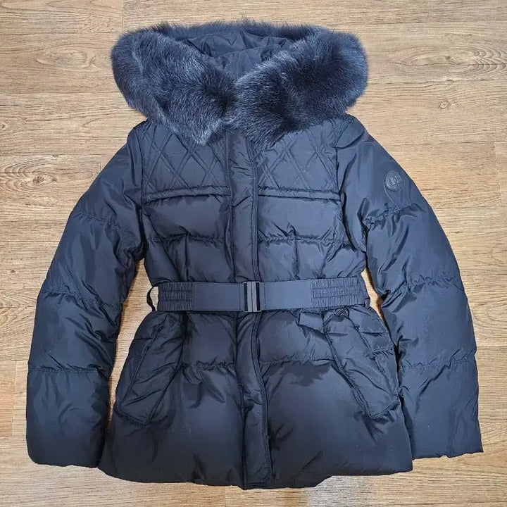 [BUNJANG] Egoist Fox Fur Goose Down Padded Jacket (Size 66) / 에고이스트 폭스퍼 구스다운 패딩 66