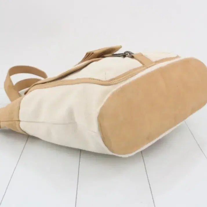 [BUNJANG] Red Valentino Canvas Leather Tote Bag / 레드발렌티노 캔버스 토트백 새상품급 / 사용X / 컨디션S급 / 보증서O