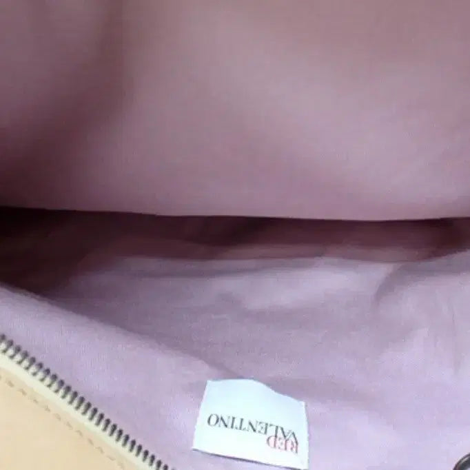 [BUNJANG] Red Valentino Canvas Leather Tote Bag / 레드발렌티노 캔버스 토트백 새상품급 / 사용X / 컨디션S급 / 보증서O