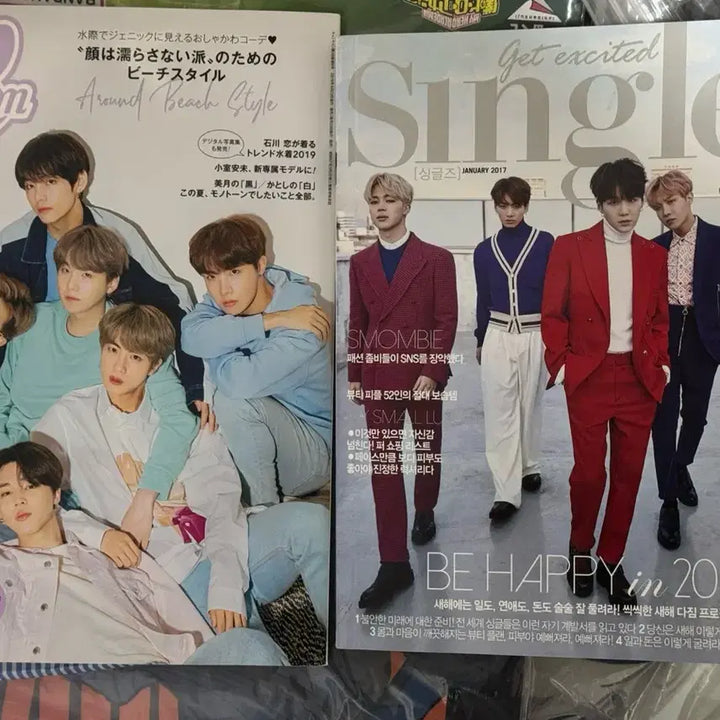 [BUNJANG] BTS Magazine Bundle Set / (일괄) 방탄소년단 캔캠/싱글즈 잡지 세트