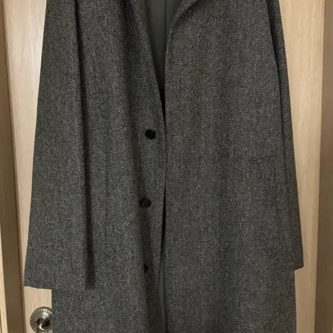 [BUNJANG] Anotheroffice Moon Tweed Single Coat / 어나더오피스 문트위드 싱글 코트