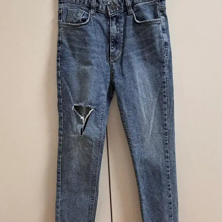 [BUNJANG] Jeans / 포클레인 중청 트임 스키니