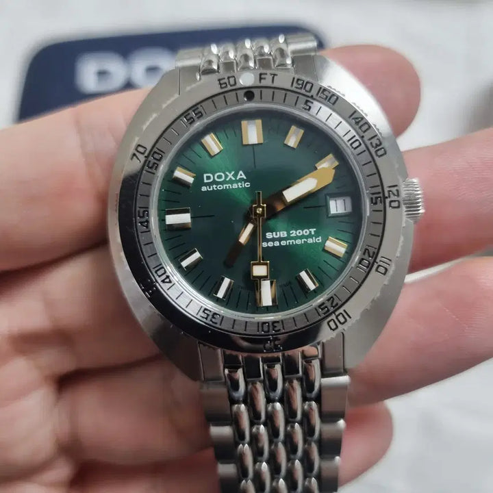 [BUNJANG] Doxa Sub200T Green Sea Emerald Watch / 독사 sub200t 그린 씨에메랄드