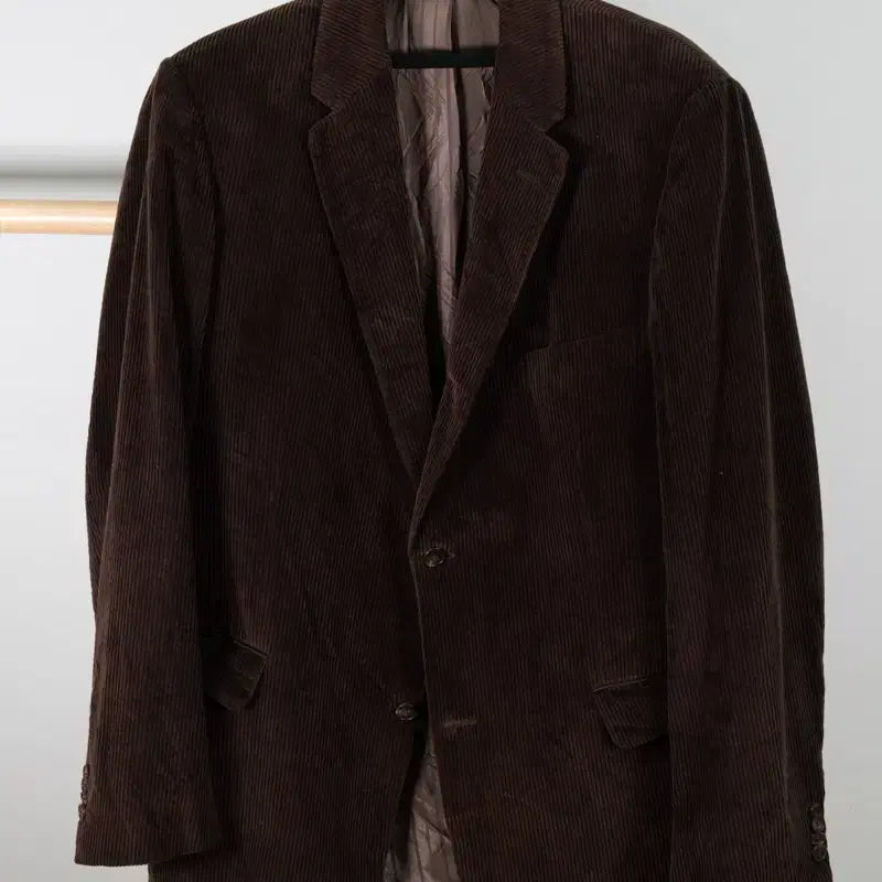 [BUNJANG] Burberry Brown Corduroy Jacket / 버버리 브라운 코듀로이 자켓