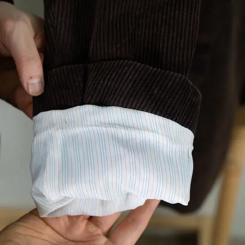 [BUNJANG] Burberry Brown Corduroy Jacket / 버버리 브라운 코듀로이 자켓