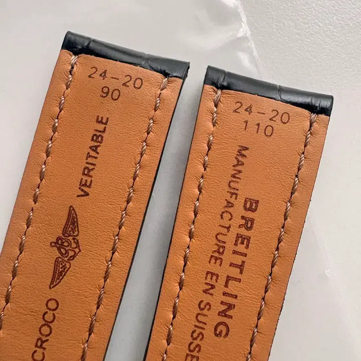 [BUNJANG] Breitling 24mm Alligator Strap / 정품 브라이틀링 악어 스트랩 24미리