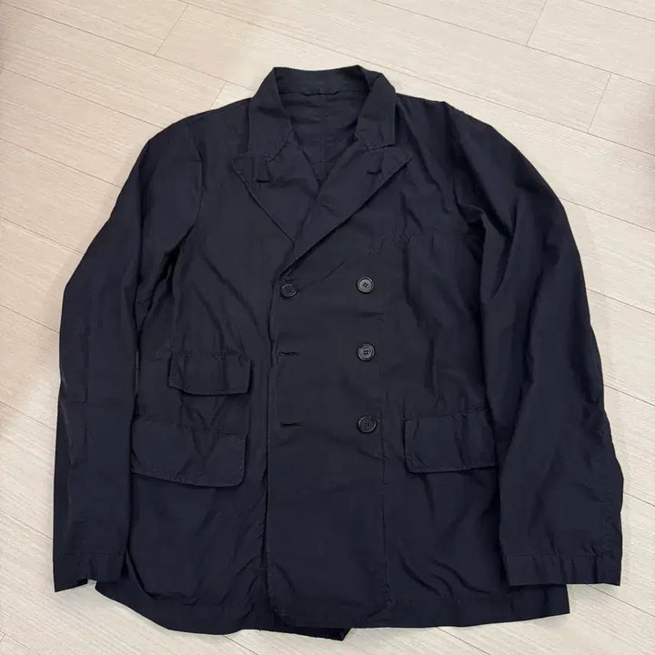 [BUNJANG] Aspeci Poly Double Jacket Navy (Size L) / 아스페시 폴리 더블자켓 L 네이비