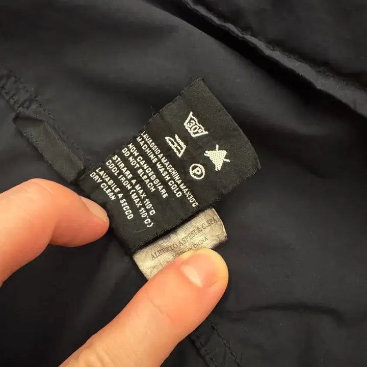 [BUNJANG] Aspeci Poly Double Jacket Navy (Size L) / 아스페시 폴리 더블자켓 L 네이비