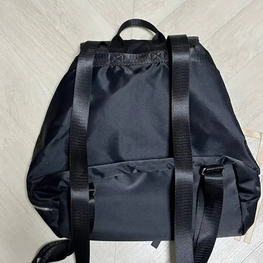 [BUNJANG] Frilca Pocket Backpack with Ribbons / 프릴카 포켓 리본백팩 블랙 리본옵션포함