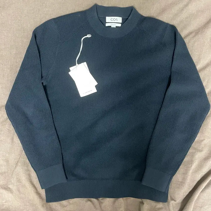 [BUNJANG] COS Ribbed Knit Sweater Navy - Size S / [S] 코스 리브드 니트 스웨터 네이비색상 중고품