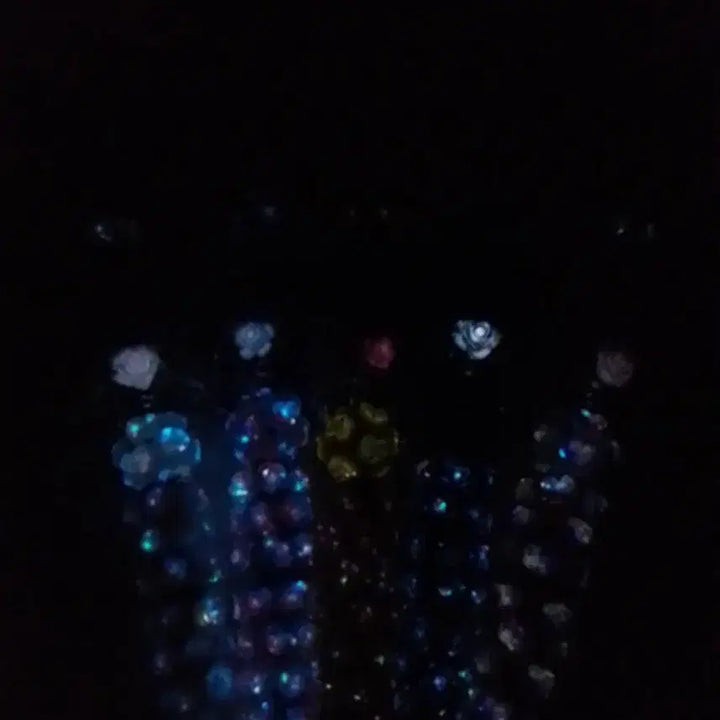 [BUNJANG] Handmade Rose Rabbit Fur Ballpoint Pen / 데코 장미 토끼털볼펜 / 수제  야광 볼펜