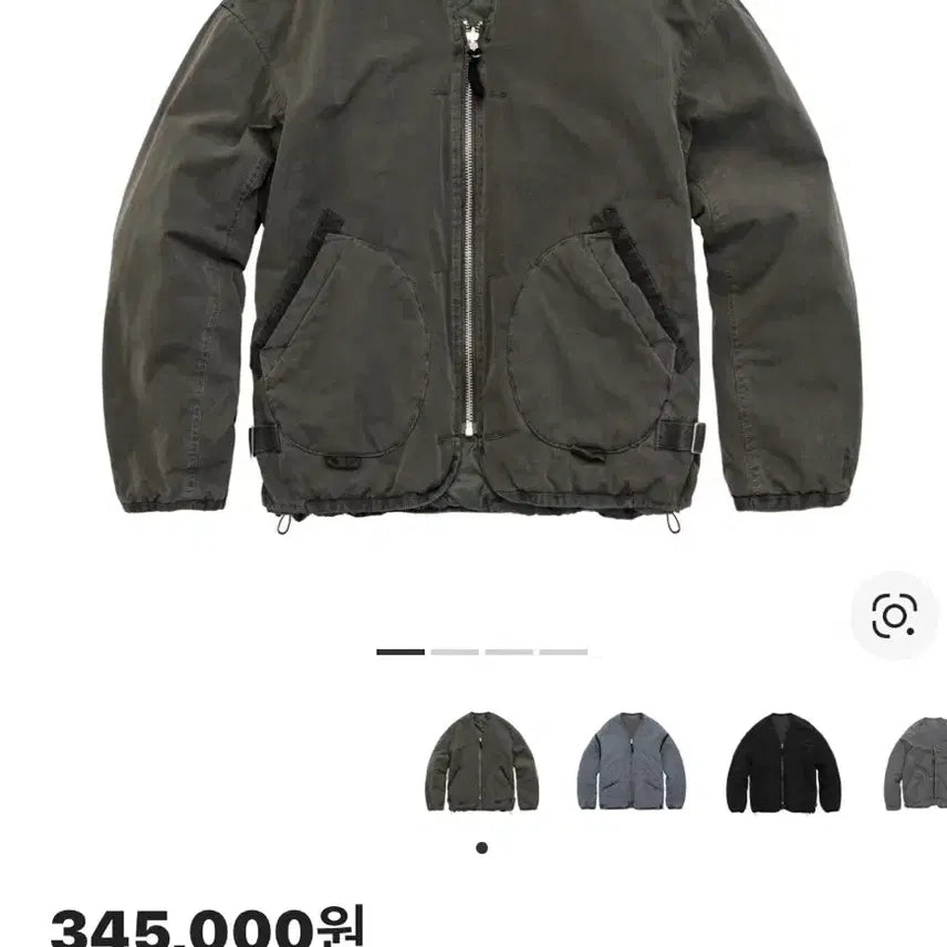 [BUNJANG] Polytelu Liner Olive Quilted Green Jacket / 폴리테루 라이너 유즈드 올리브 퀼티드그린2