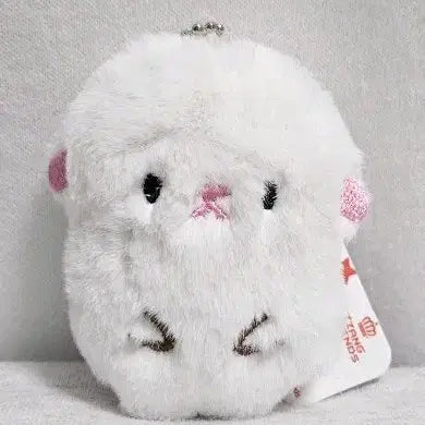 [BUNJANG] Animal Doll Keychain / 흰색 솜뭉치 동물 인형 키링 양