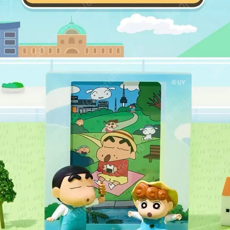 [BUNJANG] Crayon Shin-chan Figure Photocard Stand / 미개봉) 서울 용산 한정 짱구는못말려 피규어 포토카드 스탠드