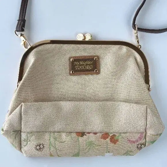 [BUNJANG] Ghibli Totoro Gobelin Pouch Shoulder Cross Bag / 일본 지브리 토토로 고블랭 파우치 숄더 크로스백 (가을의 한때)