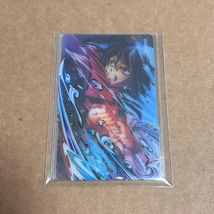 [BUNJANG] Demon Slayer Giyu Key Visual Layered Clear Card / 귀멸의 칼날 기유 키비주얼 웹샵 쿠지 레이어드 클리어 카드 귀칼 무한성