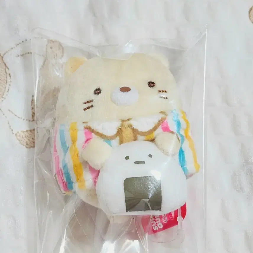 [BUNJANG] San-X Sumikko Gurashi Onigiri Neko Plush Doll / 산엑스 스밋코구라시 편의점 시리즈 오니기리 네코 인형 팝니다.