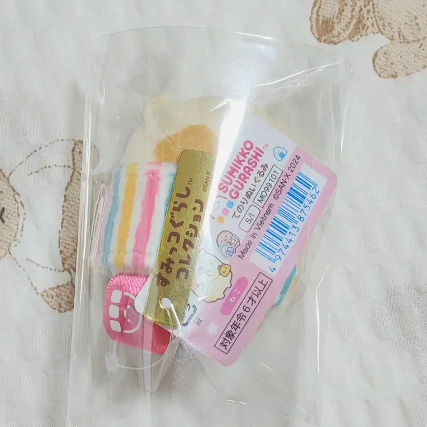 [BUNJANG] San-X Sumikko Gurashi Onigiri Neko Plush Doll / 산엑스 스밋코구라시 편의점 시리즈 오니기리 네코 인형 팝니다.
