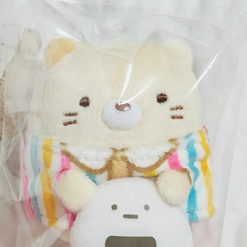 [BUNJANG] San-X Sumikko Gurashi Onigiri Neko Plush Doll / 산엑스 스밋코구라시 편의점 시리즈 오니기리 네코 인형 팝니다.