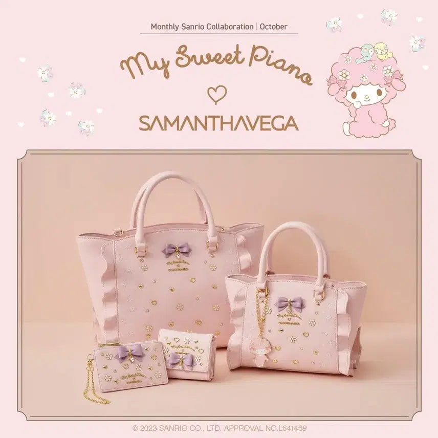 [BUNJANG] Samantha Vega Sanrio Piano Dot Bag / 사만사베가 산리오 피아노 도트백