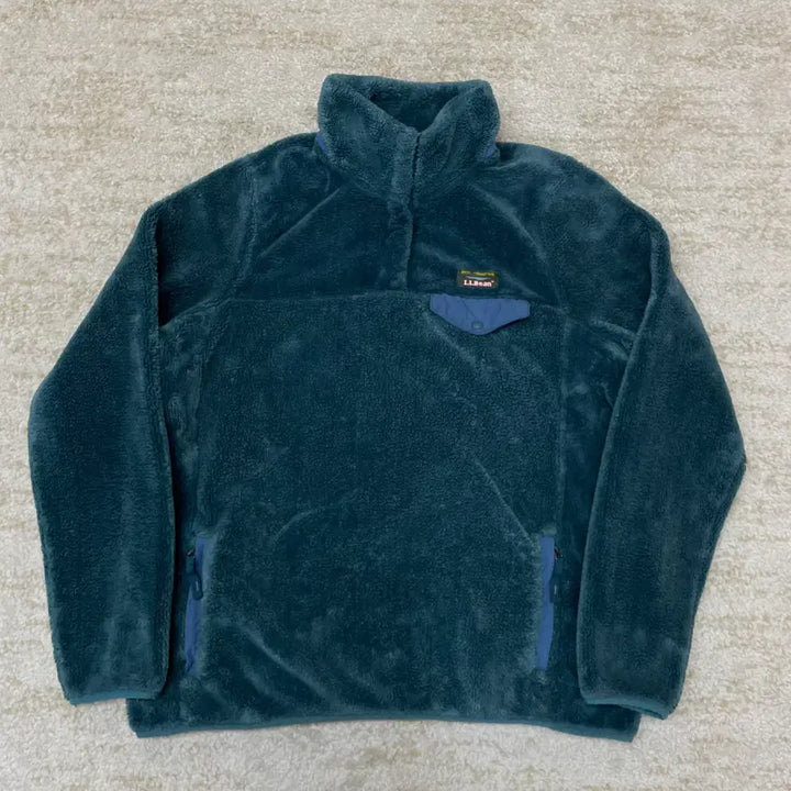 [BUNJANG] L.L.Bean Fleece Snap Half-Zip Anorak Jacket / 우먼L] 00s L.L.Bean 플리스 스냅 하프집업 후리스 아노락 자켓