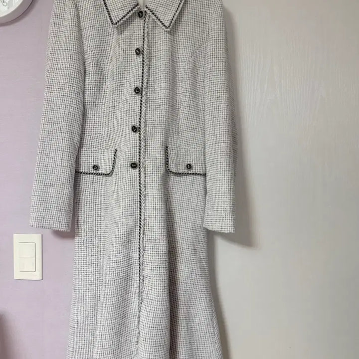 [BUNJANG] Tweed Dress Size 66 / 라인어디션 트위드 원피스 66사이즈 하객룩