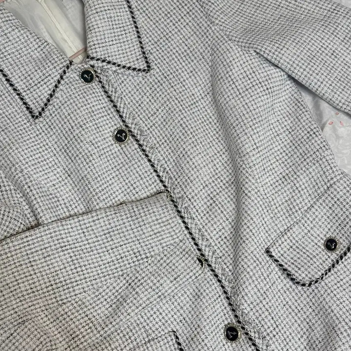 [BUNJANG] Tweed Dress Size 66 / 라인어디션 트위드 원피스 66사이즈 하객룩