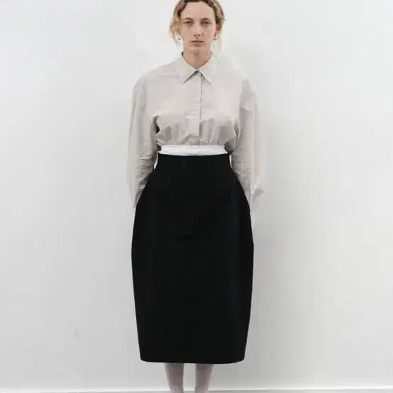 [BUNJANG] AMOMENTO Midi Skirt / 아모멘토 스커트